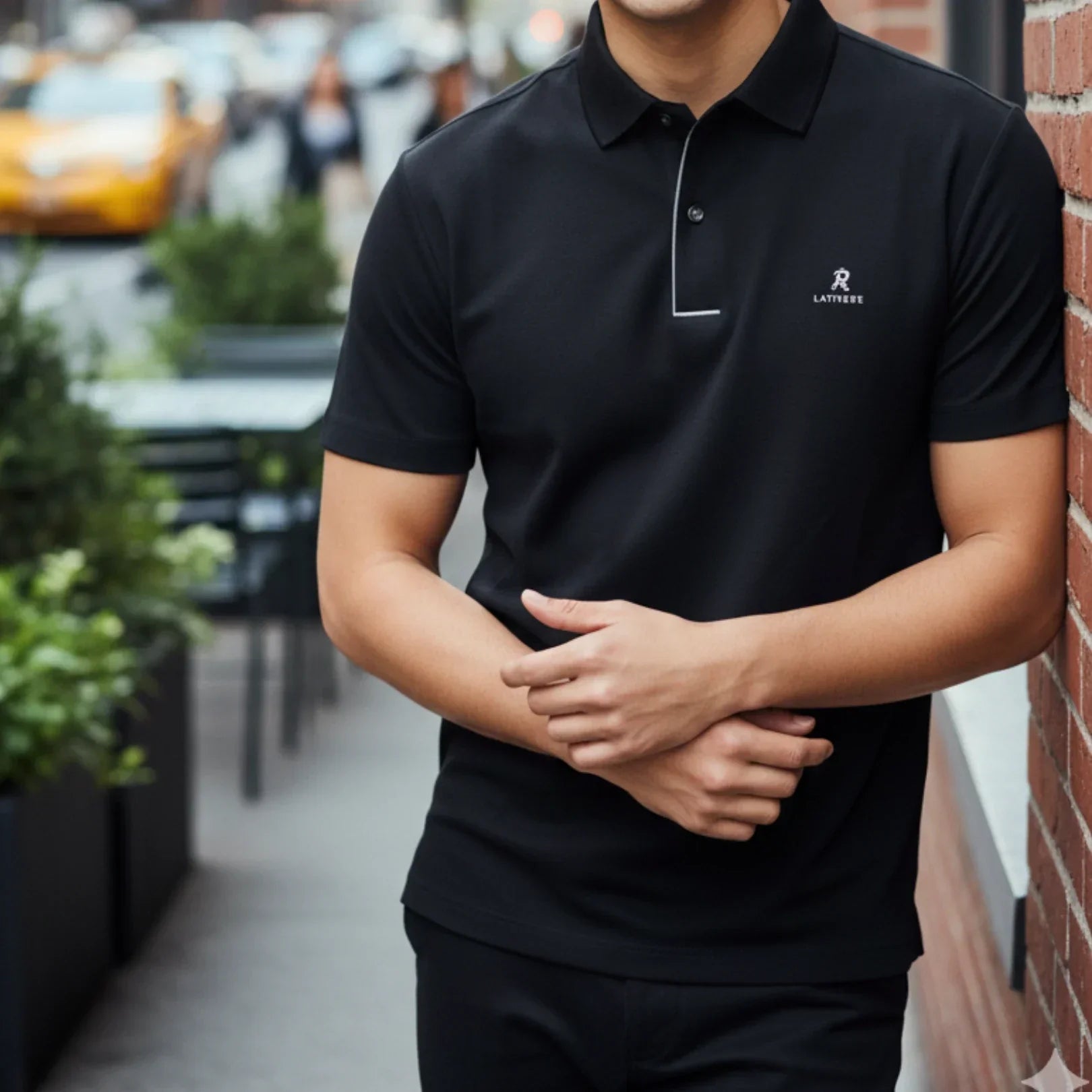 Camisa Polo Masculina Latitude – Poliéster e Elastano, Secagem Rápida e Alta Resistência