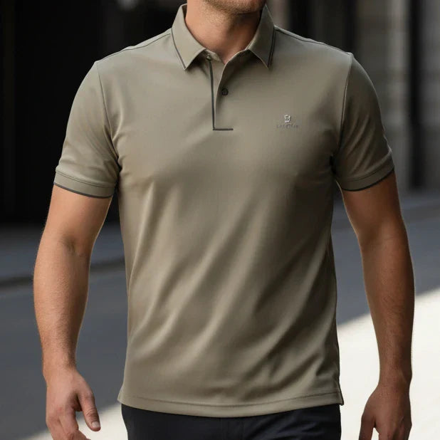 Camisa Polo Masculina Latitude – Poliéster e Elastano, Secagem Rápida e Alta Resistência